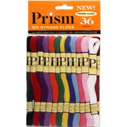 Fil coton prism 6 brins primaire - 36 échevettes