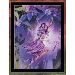 kit Point de croix RIOLIS La fée violette