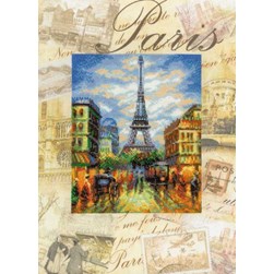 kit Point de croix RIOLIS Un souvenir de Paris