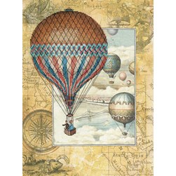 kit Point de croix RIOLIS Montgolfières