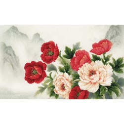 kit Point de croix RIOLIS Bouquet des montagnes