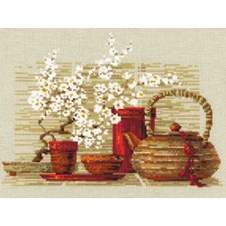 kit Point de croix RIOLIS Le thé chinois