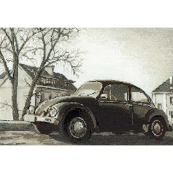 kit Point de croix RIOLIS Beatle noire