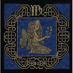 kit Point de croix RIOLIS Signe de la vierge