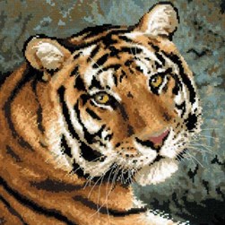 kit Point de croix RIOLIS Tigre sibérien