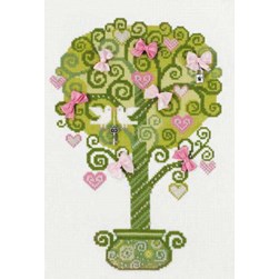 kit Point de croix RIOLIS L'arbre de la joie au printemps