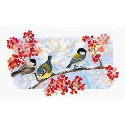 kit Point de croix RIOLIS Mésange au début du printemps