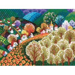 kit Point de croix RIOLIS la vallée des contes de fées