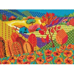 kit Point de croix RIOLIS Paysage de conte de fées