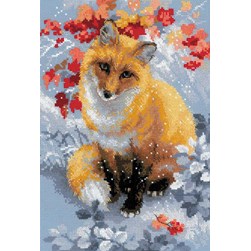 kit Point de croix RIOLIS Amour de renard