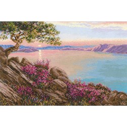 kit Point de croix RIOLIS Le lac Baikal