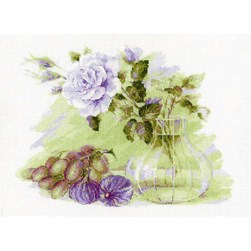 kit Point de croix RIOLIS La rose et les figues