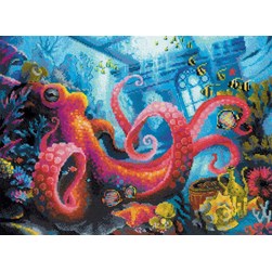 kit Point de croix RIOLIS Le Royaume sous-marin