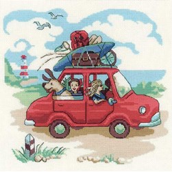 kit Point de croix RIOLIS Départ de vacances