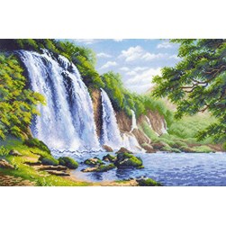 kit Point de croix RIOLIS Noise of waterfall