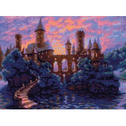 kit Point de croix RIOLIS Mysterious castle
