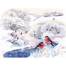 kit Point de croix RIOLIS Les bouveuils de la rivière