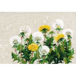 kit Point de croix RIOLIS Le cycle du pissenli