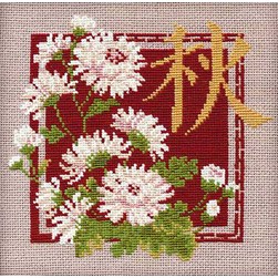 kit Point de croix RIOLIS Automne chinois