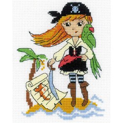 Mini Kit broderie RIOLIS L'île du trésor