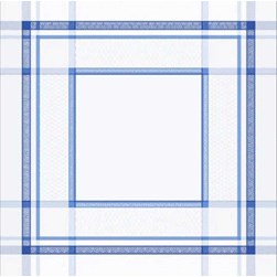 Nappe - Broderie Traditionnelle DMC Nappe hardanger bleue