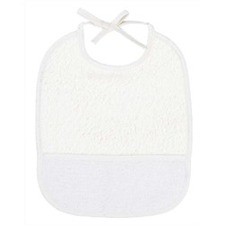 Bavoir à broder DMC Classique blanc - 3 mois