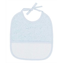 Bavoir à broder DMC bleu - 6 mois