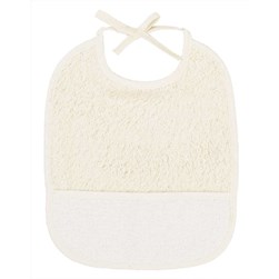 Bavoir à broder DMC écru - 6 mois