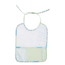 Bavoir à broder DMC patchwork - 6 mois