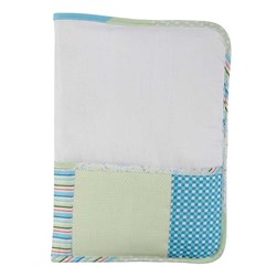 Protège carnet santé à broder DMC patchwork