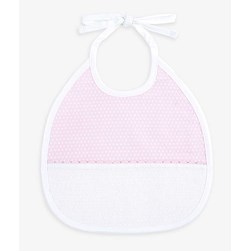 Bavoir à broder DMC 6 mois petits pois - petit koala - rose