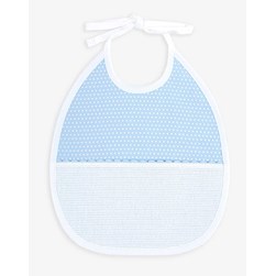 Bavoir à broder DMC 6 mois petits pois - petit koala - bleu