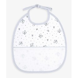 Bavoir à broder DMC 6 mois koala - gris