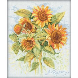 kit Point de croix RTO Un bouquet de soleils