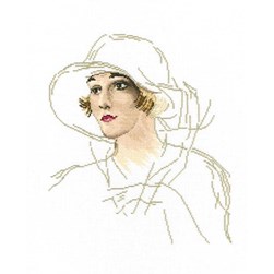 kit Point de croix RTO Esquisse féminine