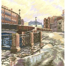 kit Point de croix RTO Les canaux de St Petersburg 2