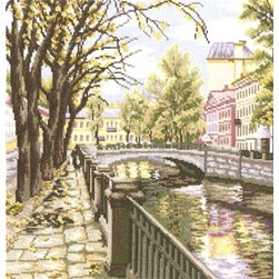 kit Point de croix RTO Les canaux de St Petersburg