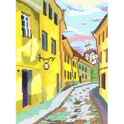 kit Point de croix RTO Ruelle colorée