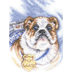 kit Point de croix RTO Chien postier