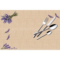 Sets De Table - Broderie Point de Croix compté Luc Création Senteur lavande