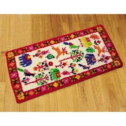 Tapis 100% pure laine Smyrnalaine La fête des animaux