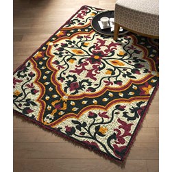 Tapis 100% pure laine Smyrnalaine Ornemment