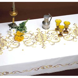 Serviette - Broderie Point de Croix imprimée Luc Création Royauté