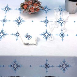 Serviette - Broderie Point de Croix imprimée Luc Création Alaska