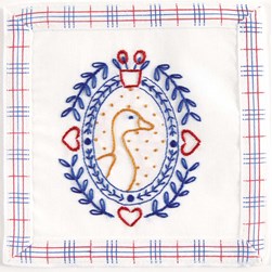 Kit broderie Traditionnelle DMC L'oie de normandie