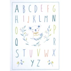 Kit broderie Traditionnelle DMC Apprend l'ABC avec koala