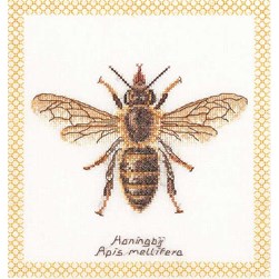 kit Point de croix Thea Gouverneur L'abeille sur Lin