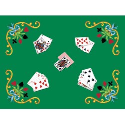 Tapis de jeux de cartes - rectangle