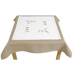 kit Nappe - Broderie Traditionnelle DMC Petits pots de lavandins