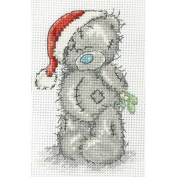 kit Point de croix Me To You Me to you et le bonnet de Noël